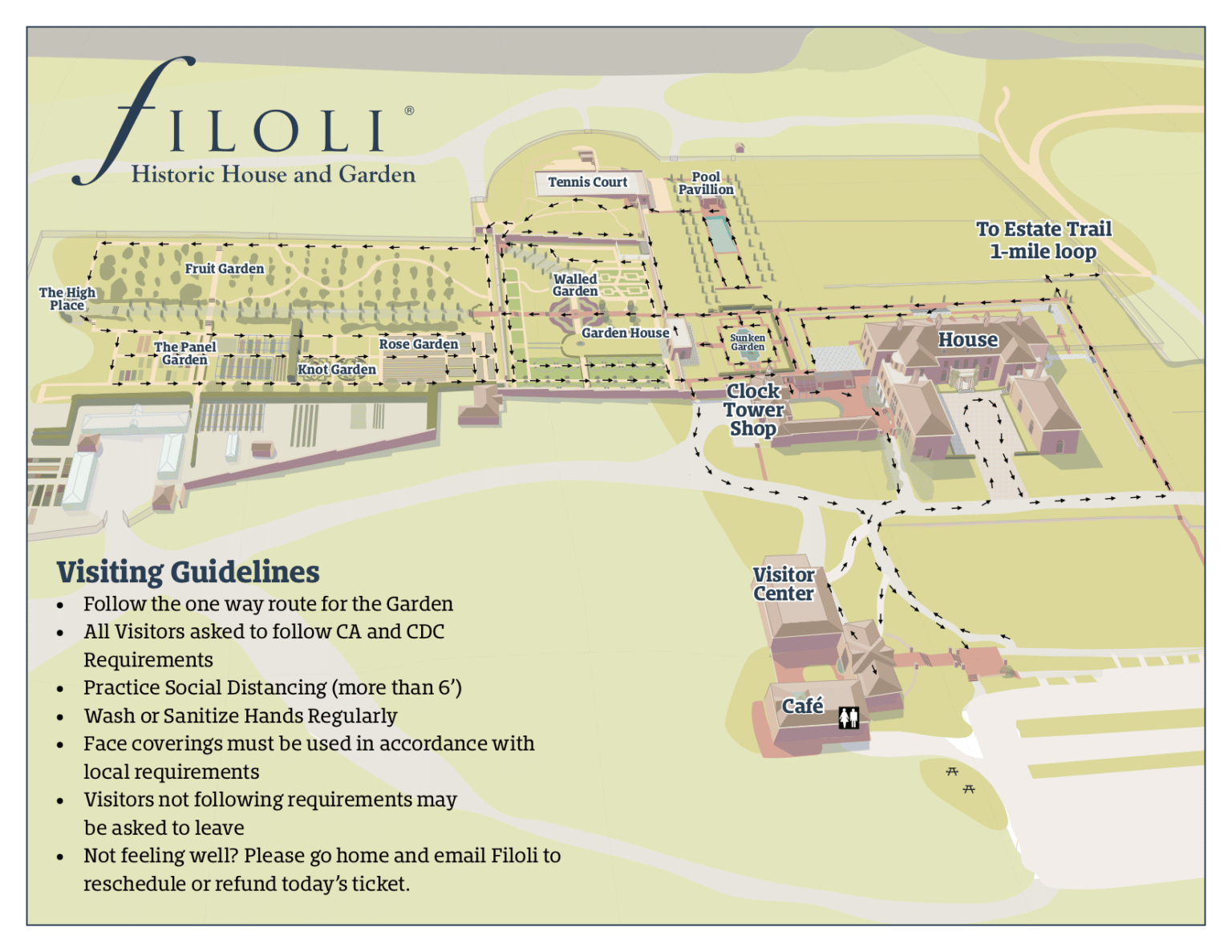 Printable Visitor Map  Filoli