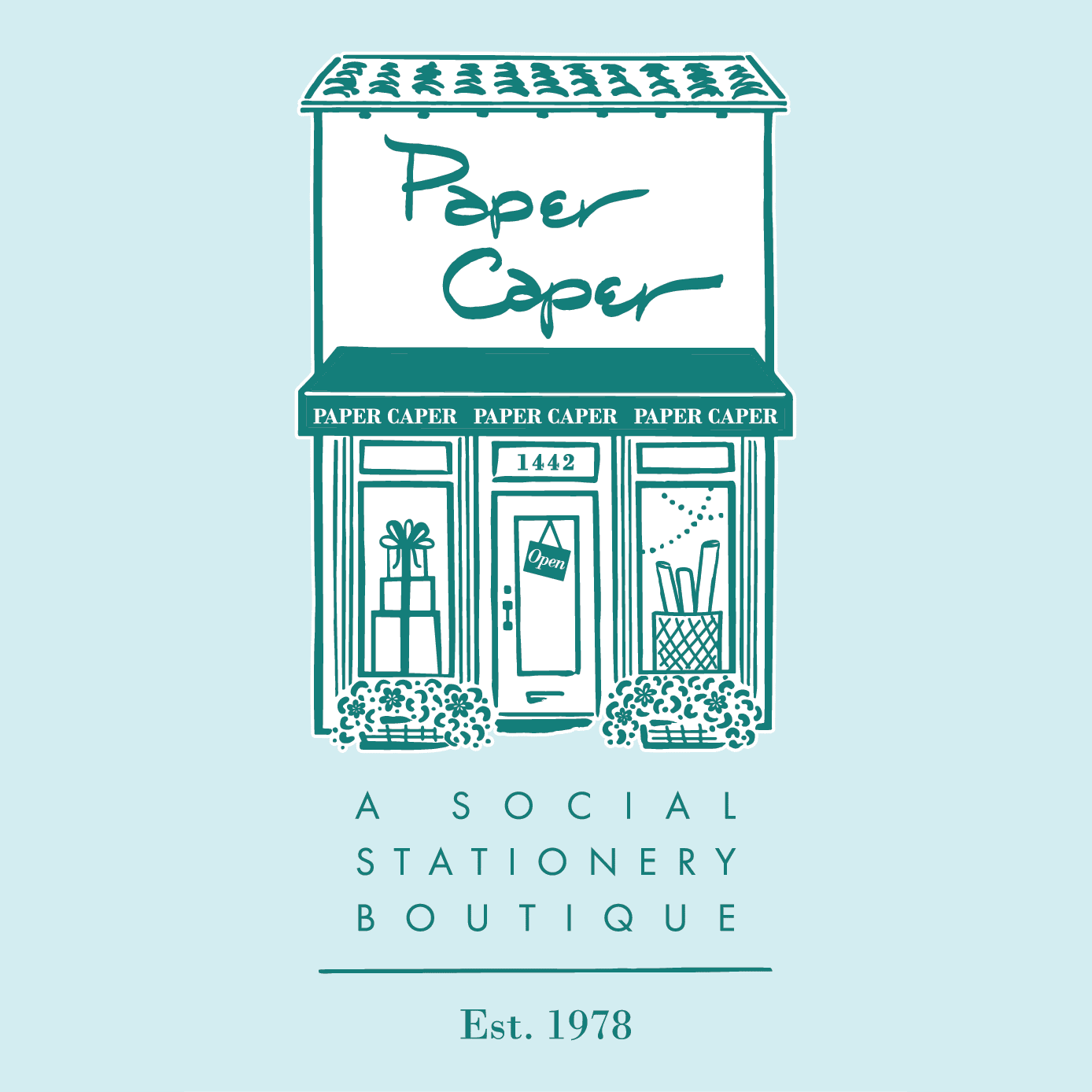 Mani Stacked Logo Teal Background 02 (1)