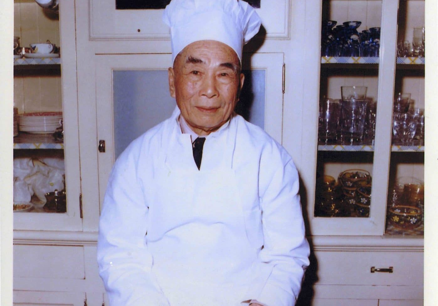 Kee Low, long time chef for the Roth family pictured in the Kitchen