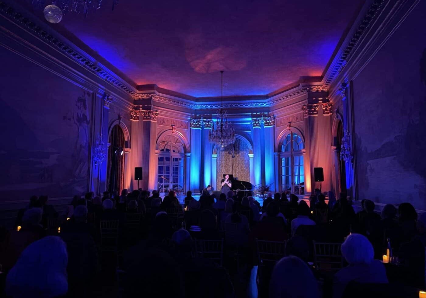 Singer Stella Cole performs classics from the Great American Songbook in concerts presented in the Filoli Ballroom during Valentine's Week.