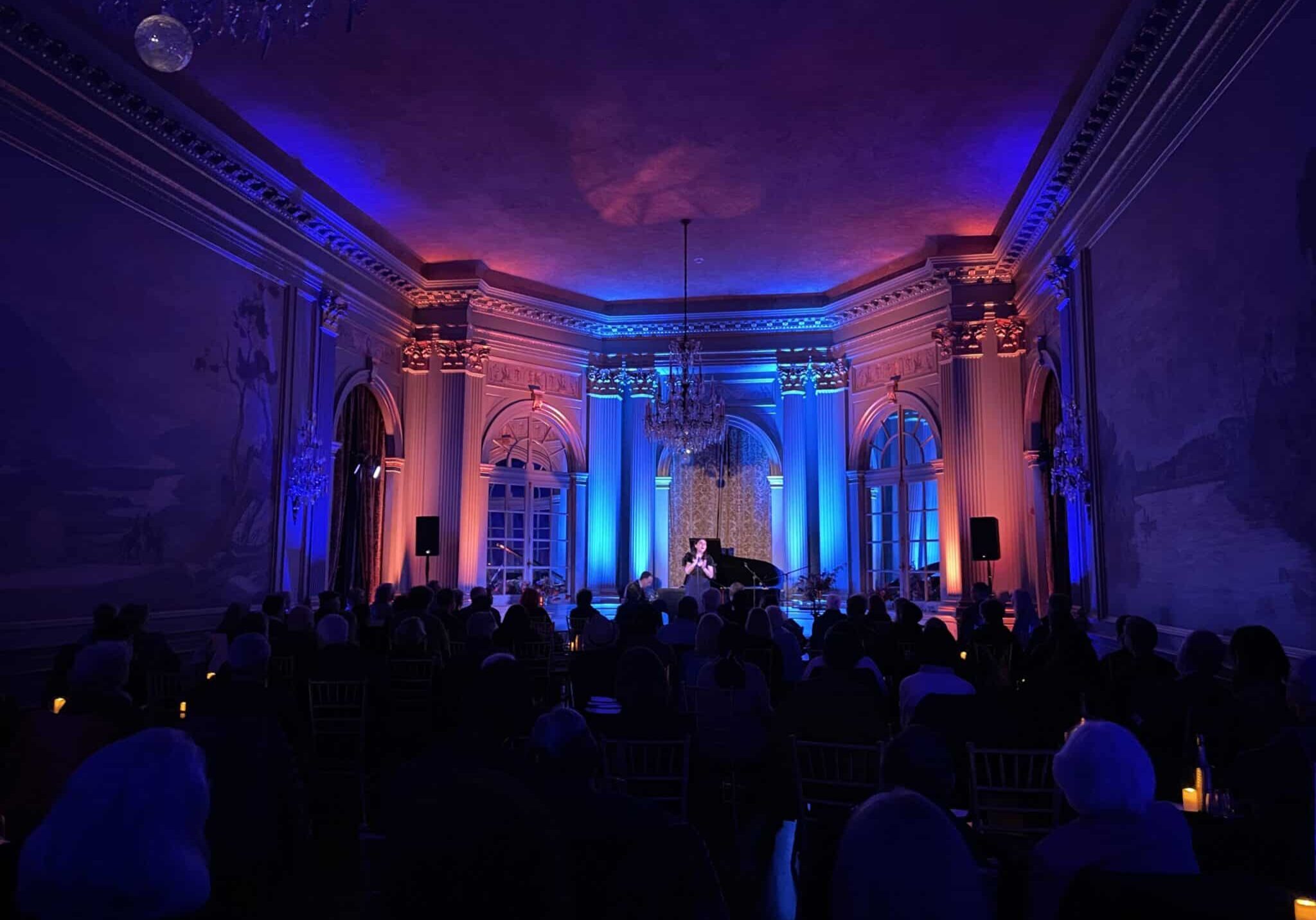 Singer Stella Cole performs classics from the Great American Songbook in concerts presented in the Filoli Ballroom during Valentine's Week.