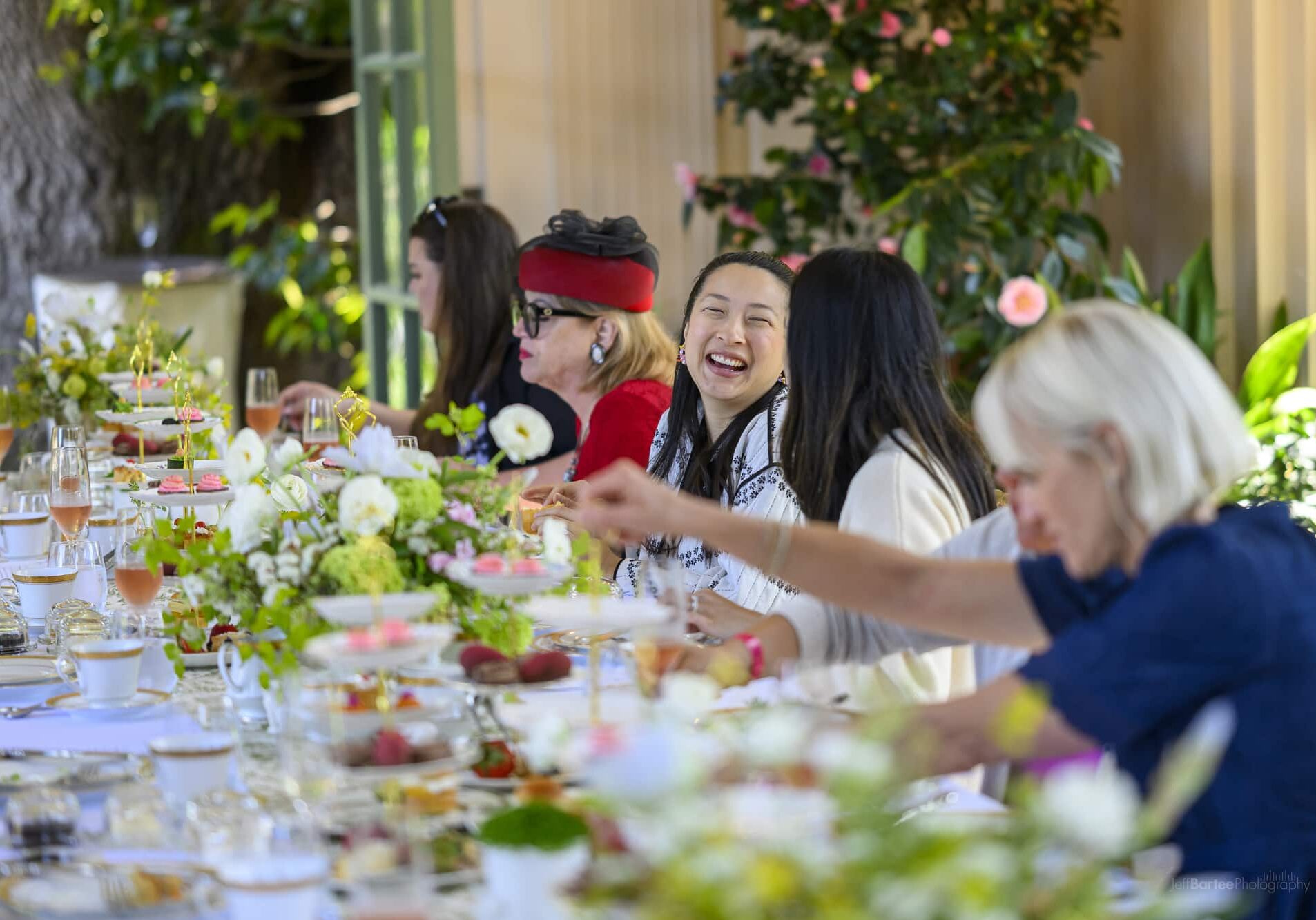 Savor Tea Among Spring Blooms