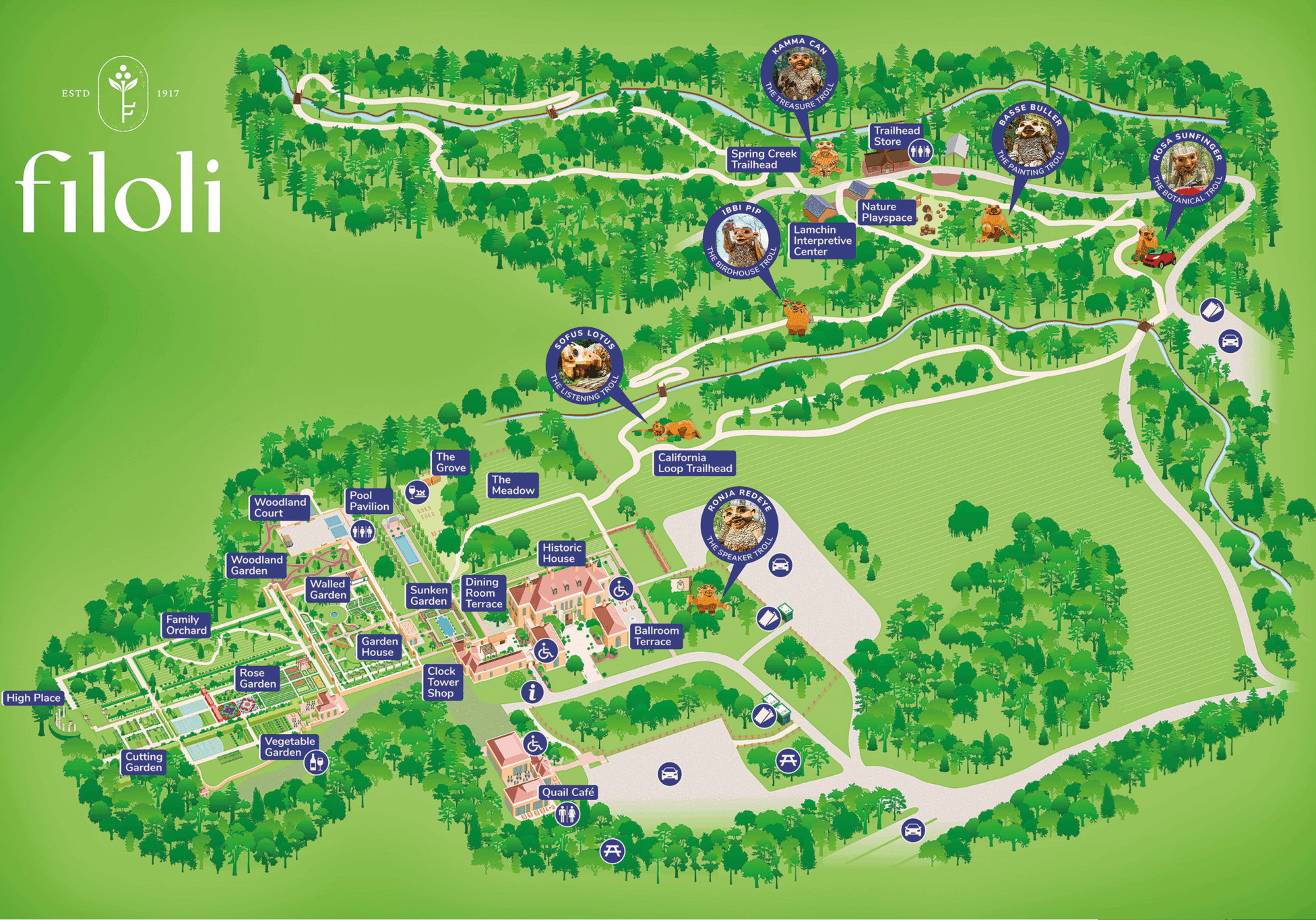 Filoli Trolls Map