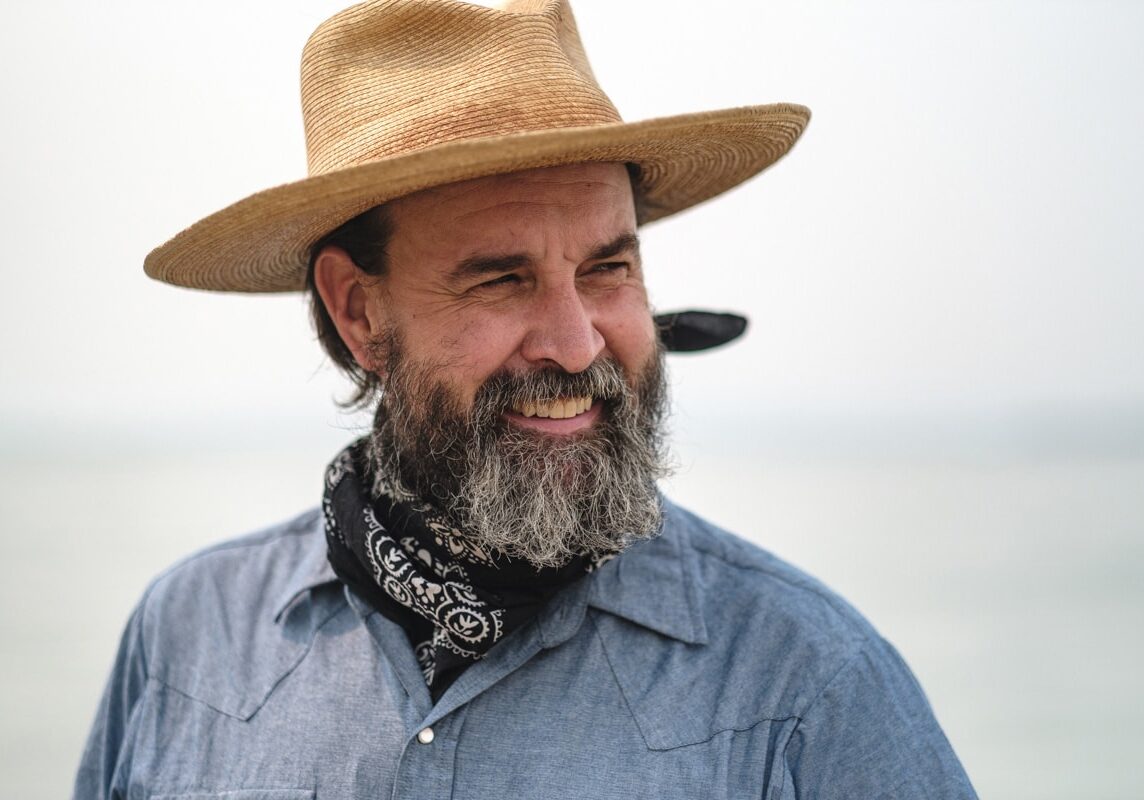 Naturalist, writer and illustrator, Obikaufman and his latest book, "The forests of California." September 8, 2020. Photo: Pete Rosos