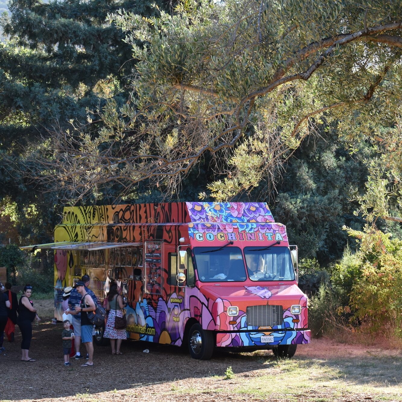 Savor delicious food from local food trucks.