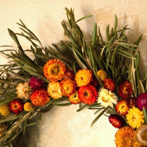 Class,  Floral Design,  Wreath,  thanksgiving